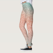 Leggings Parties scintillant en or glam (Gauche)