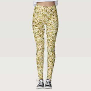 Leggings Parties scintillant en or glam