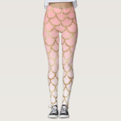Leggings Parties scintillant en or rose Ombre, légendes de (Devant)