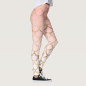 Leggings Parties scintillant en or rose Ombre, légendes de  (Droite)