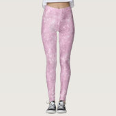 Leggings Parties scintillant et brillant Motif rose ID671 (Devant)