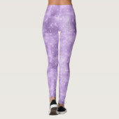 Leggings Parties scintillant et brillant Motif Violet ID671 (Dos)