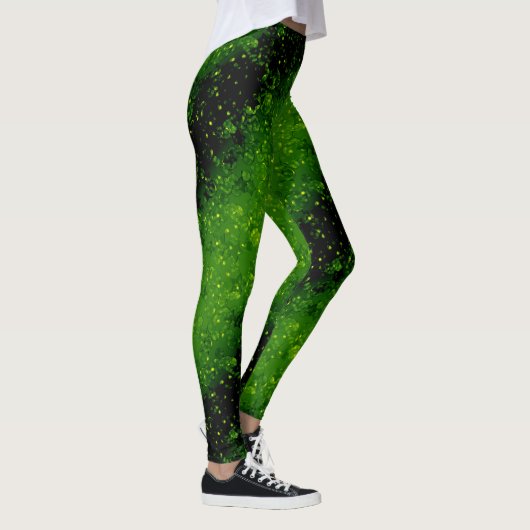 Leggings Parties scintillant étincelante transparent confet (Droite)