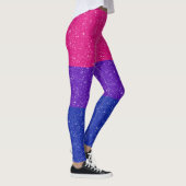 Leggings Parties scintillant Faux Bisexual Pride Arrière - (Droite)