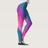 Leggings Parties scintillant Gay pride du drapeau bisexuel  (Droite)