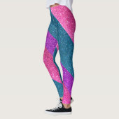 Leggings Parties scintillant Gay pride du drapeau bisexuel  (Gauche)