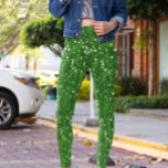 Leggings Parties scintillant Glam Verte Flamme St. Patrick'<br><div class="desc">Cette conception peut être personnalisée en choisissant l'option Modifier la conception. Vous pouvez également transférer sur d'autres objets. Contactez-moi à l'adresse colorflowcreations@gmail.com ou utilisez l'option conversation en haut de la page si vous souhaitez avoir cette conception sur un autre produit ou si vous avez besoin d'aide pour cette conception. L'aspect...</div>