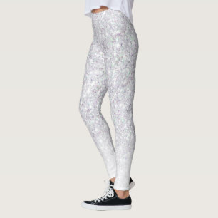 Leggings Parties scintillant gris éclaboussé moderne
