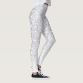 Leggings Parties scintillant gris éclaboussé moderne (Droite)