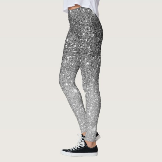 Leggings Parties scintillant gris moderne éclabousser Nom p (Gauche)