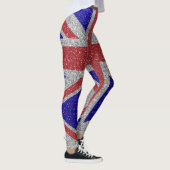 Leggings Parties scintillant Londres Drapeau de la Grande-B (Droite)