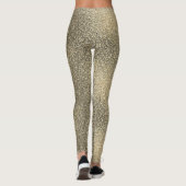 Leggings Parties scintillant moderne Classy Or Gradient Épe (Dos)
