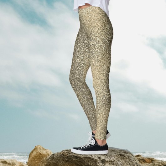 Leggings Parties scintillant moderne Classy Or Gradient Épe