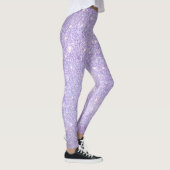Leggings Parties scintillant moderne Lavender violet étince (Droite)
