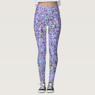 Leggings Parties scintillant Mosaic moderne Grit #4