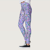 Leggings Parties scintillant Mosaic moderne Grit #4 (Gauche)