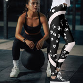 Leggings Parties scintillant noire moderne Étincelle Chat P