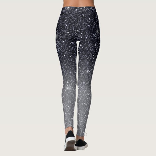 Leggings Parties scintillant noire moderne étincelles Cadea (Dos)