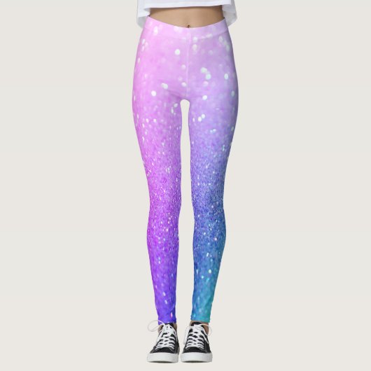 Leggings Parties scintillant Ombre Pastel Sparkling (Devant)