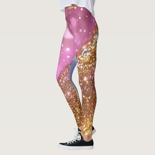 Leggings Parties scintillant Opal Collection Holographique  (Gauche)