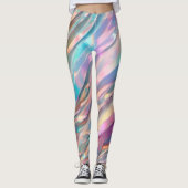 Leggings Parties scintillant Opal Holographique Collection  (Devant)