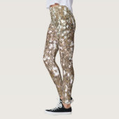 Leggings Parties scintillant Or Comfy Cosy Trendy Workout C (Gauche)