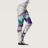 Leggings Parties scintillant or de l'agate d'encre Glam #2  (Droite)