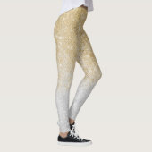 Leggings Parties scintillant or et argent Ombre design de l (Droite)