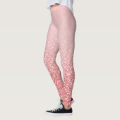 Leggings Parties scintillant or rose Blush Ombre (Gauche)