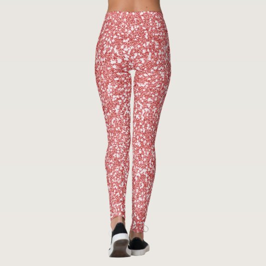 Leggings Parties scintillant or rose moderne (Dos)