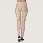 Leggings Parties scintillant or rose Sparkling Fashion Yoga (Dos)