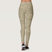 Leggings Parties scintillant Or Sparkly Élégant classe fill (Dos)