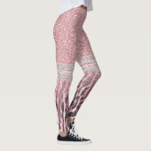 Leggings Parties scintillant poster de animal Chic Girly Ro (Droite)