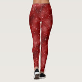 Leggings Parties scintillant Red Sparkle (Dos)