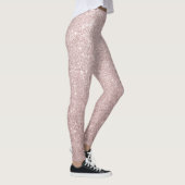 Leggings parties scintillant rose en or (Droite)