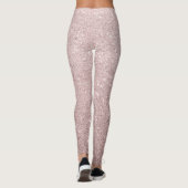 Leggings parties scintillant rose en or (Dos)