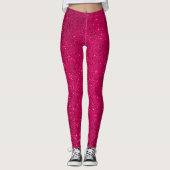 Leggings Parties scintillant rose Faux (Devant)