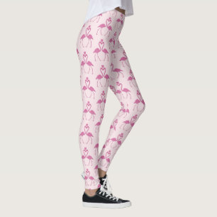 Leggings Parties scintillant rose Flamant rose Saint Valent