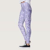 Leggings Parties scintillant rose pâle foncé TEXTE PERSONNA (Gauche)
