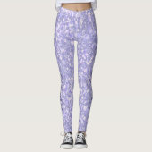 Leggings Parties scintillant rose pâle foncé TEXTE PERSONNA (Devant)