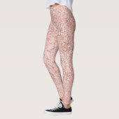 Leggings Parties scintillant rose rose or Blush en verre br (Gauche)