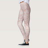 Leggings Parties scintillant Silver Brush White Rose Grill (Gauche)