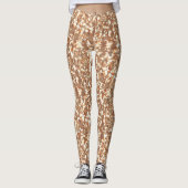 Leggings Parties scintillant transparente étincelle paillet (Devant)