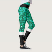 Leggings Parties scintillant verte de Mme Santa Claus (Droite)