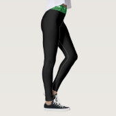 Leggings Parties scintillant verte irlandaise sur mesure no (Droite)