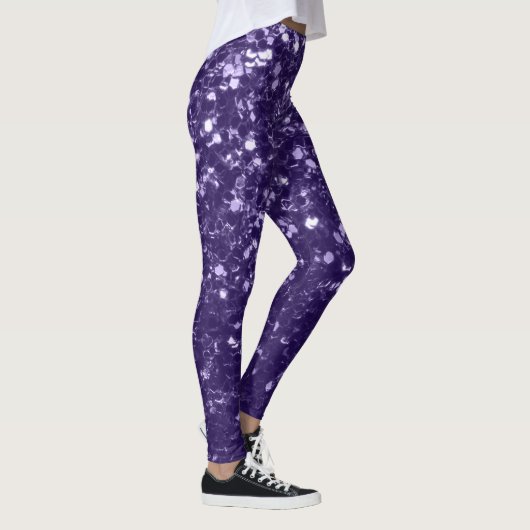 Leggings Parties scintillant violet foncé ultra violet scin (Droite)