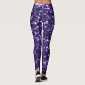 Leggings Parties scintillant violet foncé ultra violet scin (Dos)
