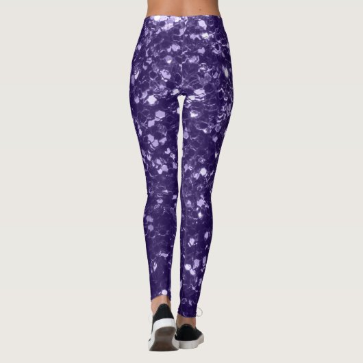 Leggings Parties scintillant violet foncé ultra violet scin (Dos)