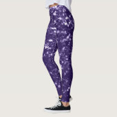 Leggings Parties scintillant violet foncé ultra violet scin (Gauche)