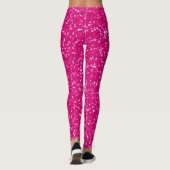 Leggings parties scintillantes roses (Dos)